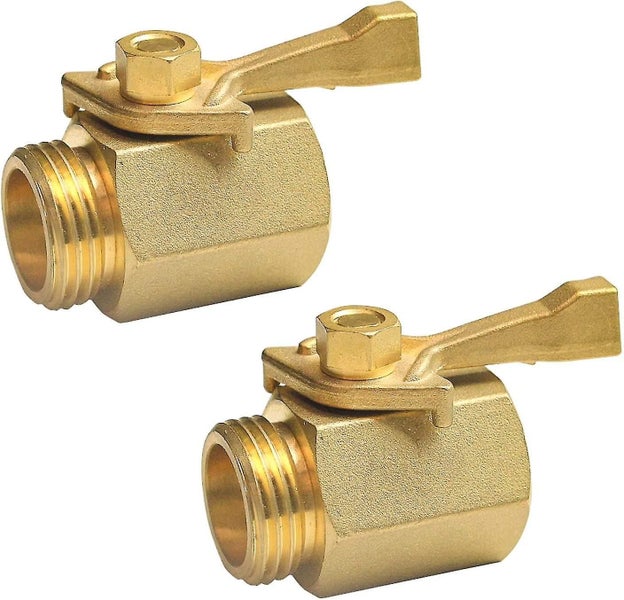 Garden Hose Shut Off Valve, 2 Pack Carousel 1