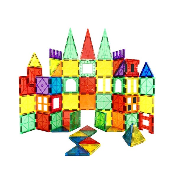 Bopeep Kids Magnetic Tiles Blocks Building Educational Toys Children Gift Play Carousel 1