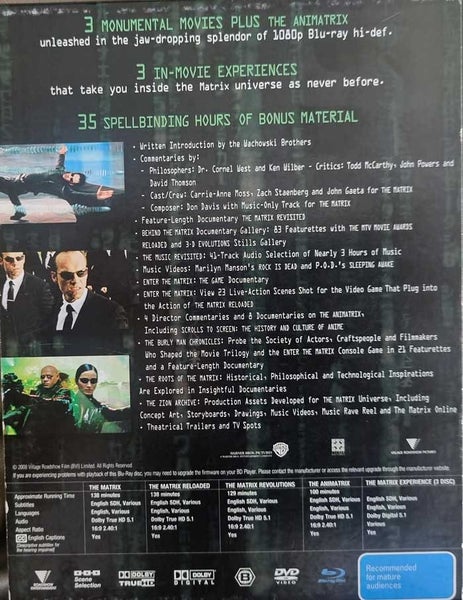 The Ultimate Matrix Collection - 1999 (Blu Ray) Carousel 2