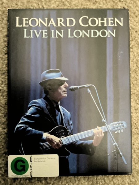 LEONARD COHEN LIVE IN LONDON DVD Carousel 1