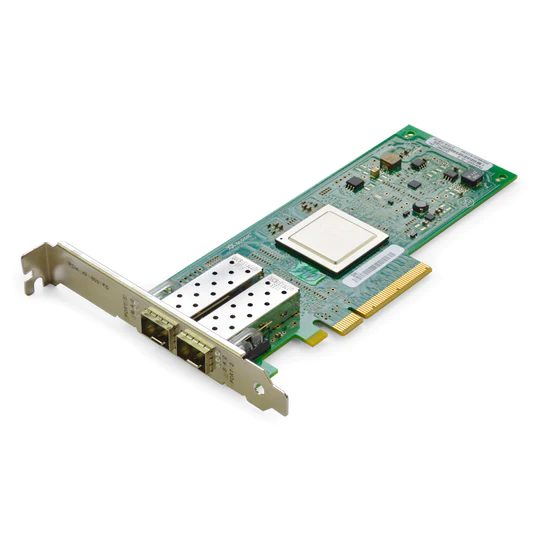 QLogic QLE2562 8Gbps PCIe 2.0 x8 Dual/2-port Fibre Channel (FC) Host Bus Adapter Carousel 1