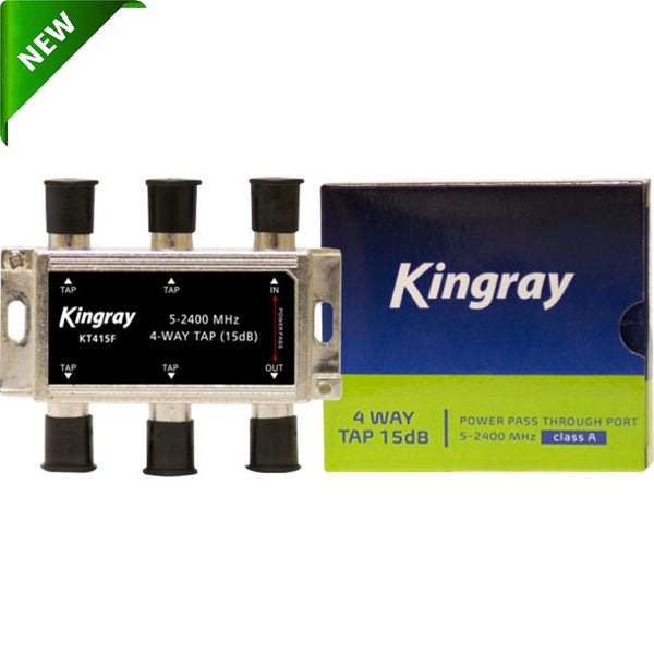 4 Way 15Db Tap 5 To 2400Mhz Power Pass Splitter Carousel 1