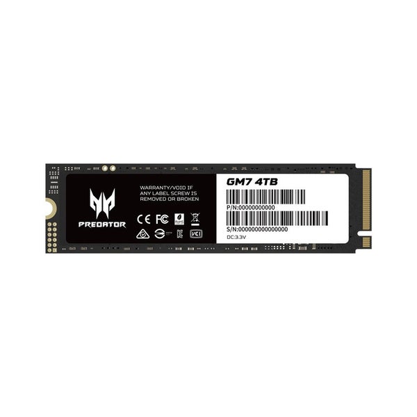 Predator GM7 4TB Nvme PCIe 4.0 M.2 SSD - 7400 MB/s Read, 6500 MB/s Write Carousel 1