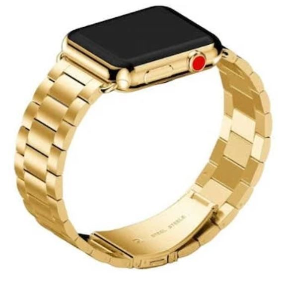 Stainless Steel Watch Bands For Apple Watch 49/46/45/44 & 42(S3/2) Color Gold64430062775937113