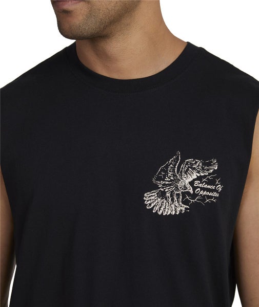RVCA DIRTY BIRD MUSCLE BLACK Carousel 5