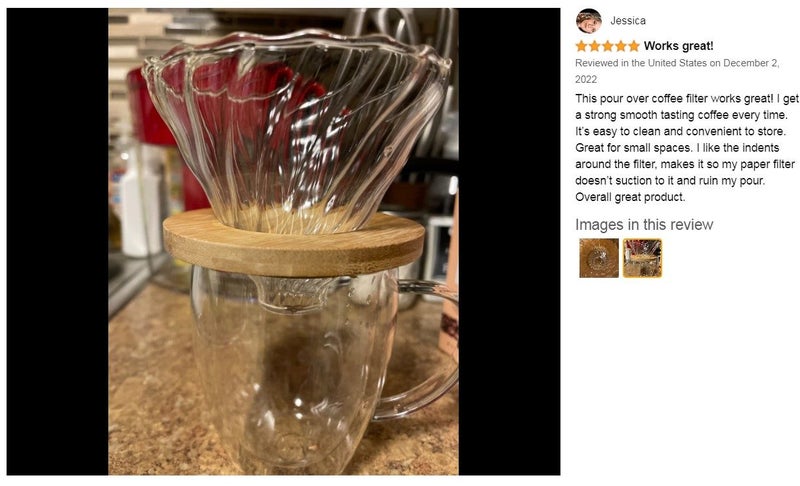 Coffee machine Dripper Coffee Filter Cone Maker Brewer *Over Stocked* Carousel 2