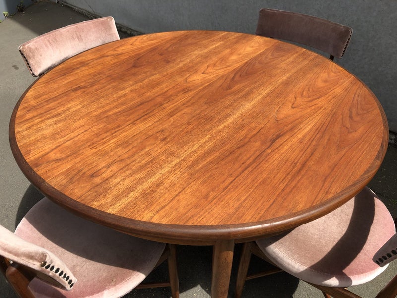 Vintage Round Teak Fresco Table by Victor Wilkins for G Plan, 1960s Carousel 2