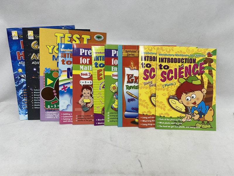 Mixed Pack of 10 Preschool Educational Books Carousel 1
