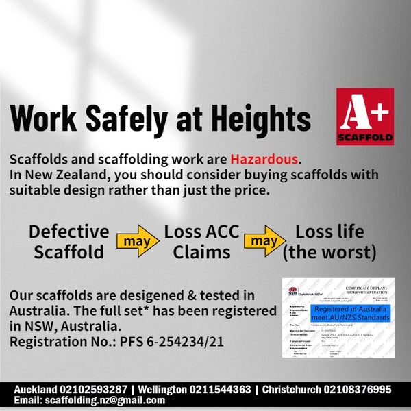 7.5m mobile scaffold include handrail (Trapdoor) Carousel 2