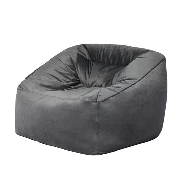Marlow Bean Bag Chair Cover Soft Velvet Home Game Seat Lazy Sofa Cover Large Carousel 1