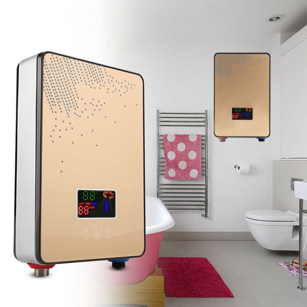 Tankless Instant Water Heater Electric Hot Water Heater for Bathroom Shower Carousel 2