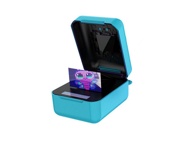 1Pc Silicone Case for Bitzee Interactive Digital Pet with Lanyard - Blue Carousel 4