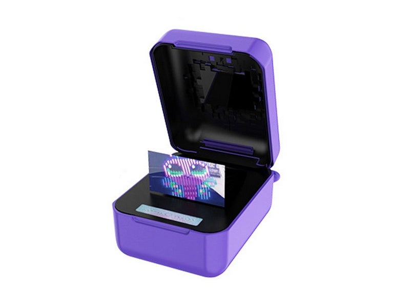 1Pc Silicone Case for Bitzee Interactive Digital Pet with Lanyard - Purple Carousel 5