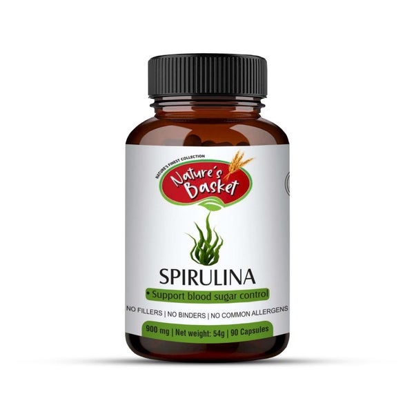 Nature's Basket NZ Spirulina 90 Capsules Carousel 1