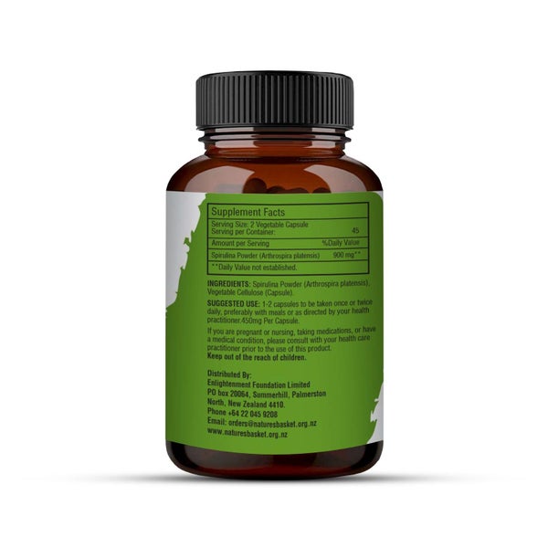 Nature's Basket NZ Spirulina 90 Capsules Carousel 2