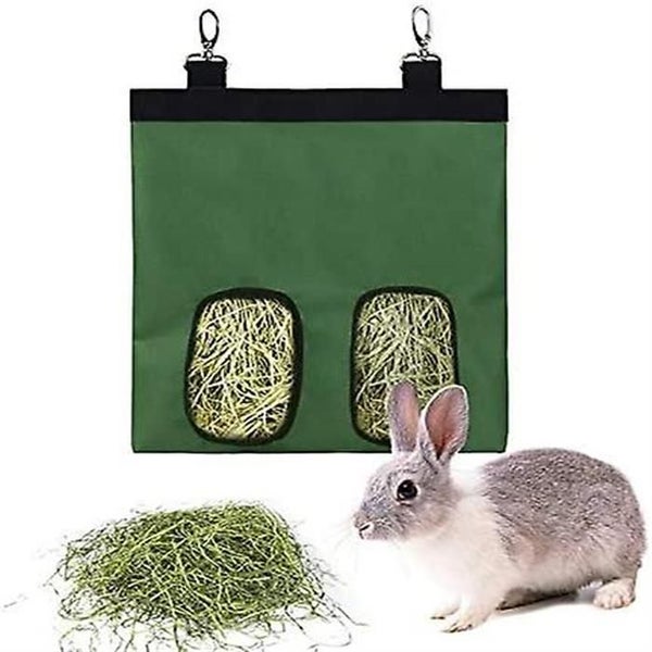 Hay Feeder Bag, Guinea Pig Hay Feeder Storage, Rabbit Hay Bag Carousel 1