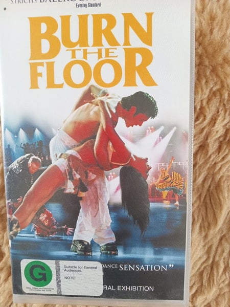 BURN the FLOOR. VHS. 1999 Carousel 1