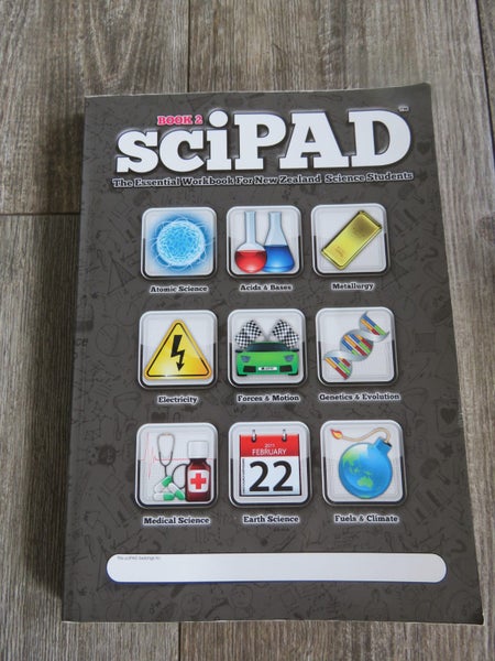 BRAND NEW - The sciPAD Book 2 (Essential Worbook for NZ Science Students) Carousel 1