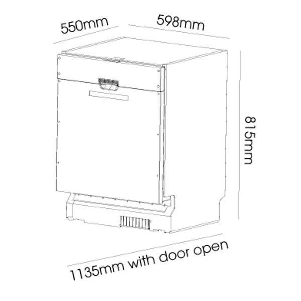Parmco 600mm Integrated Dishwasher - Stainless (DW6INT) Carousel 7