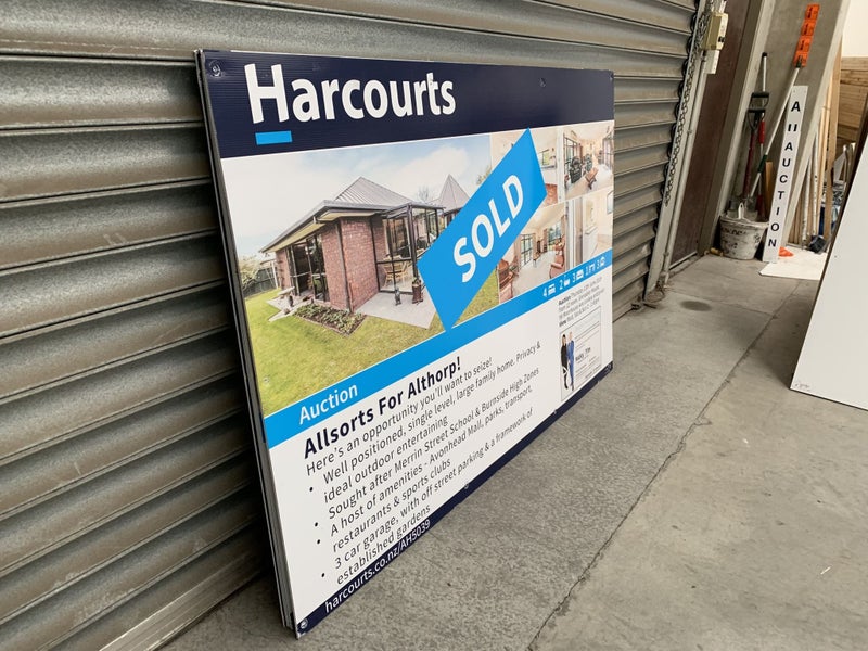 CORFLUTE SHEETS - Used 1 x 1800x1200mm 5mm corflute ex real estate signs Carousel 2