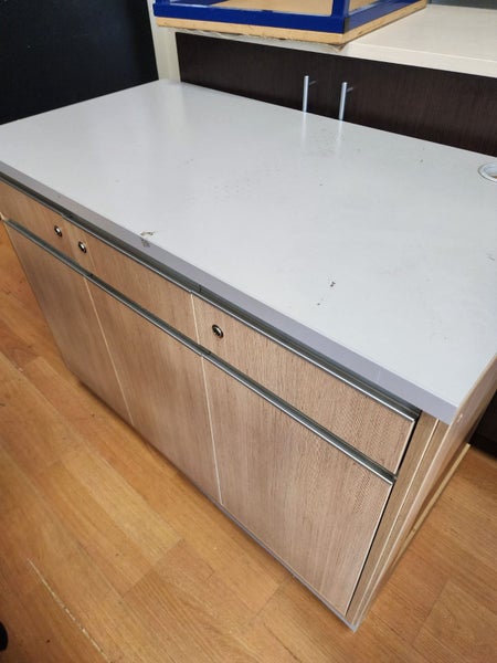 Storage Cabinet-Brown Carousel 1