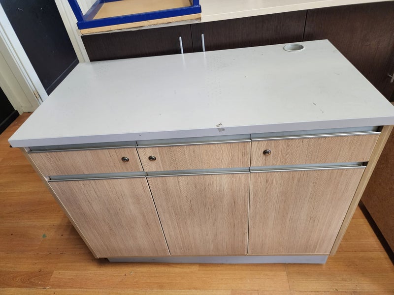 Storage Cabinet-Brown Carousel 2