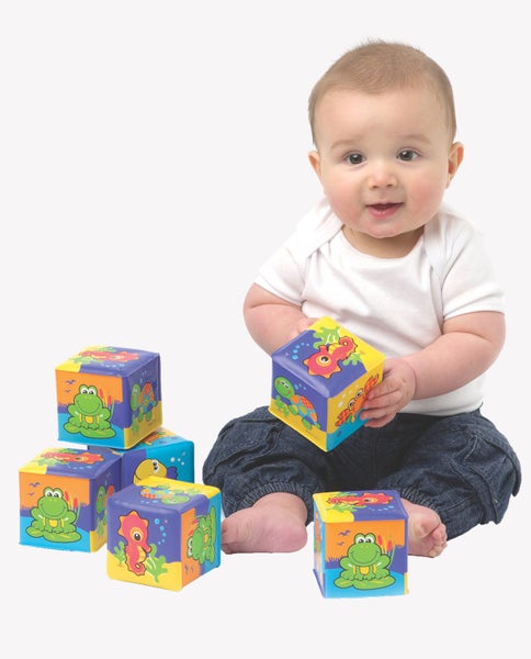Playgro: My First Bath Blocks Carousel 4
