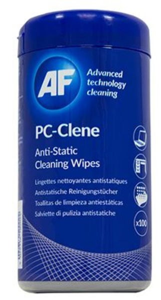 AF PC-Clene Anti-Static PC Wipes Tub - 100 Carousel 1