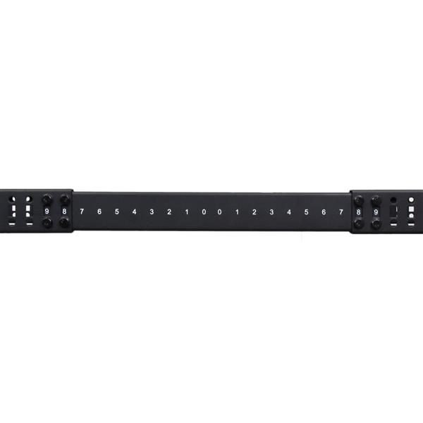 12U Adjustable Depth Open Frame 4 Post Server Rack w/ Casters & Cable Mgmt Hooks Carousel 6
