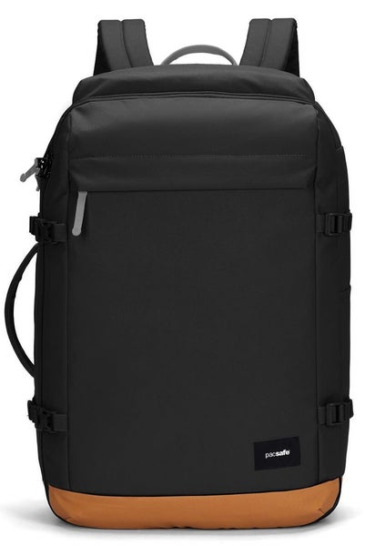 Pacsafe GO 44L Anti-Theft Recycled Carry-On Backpack Jet Black Carousel 2