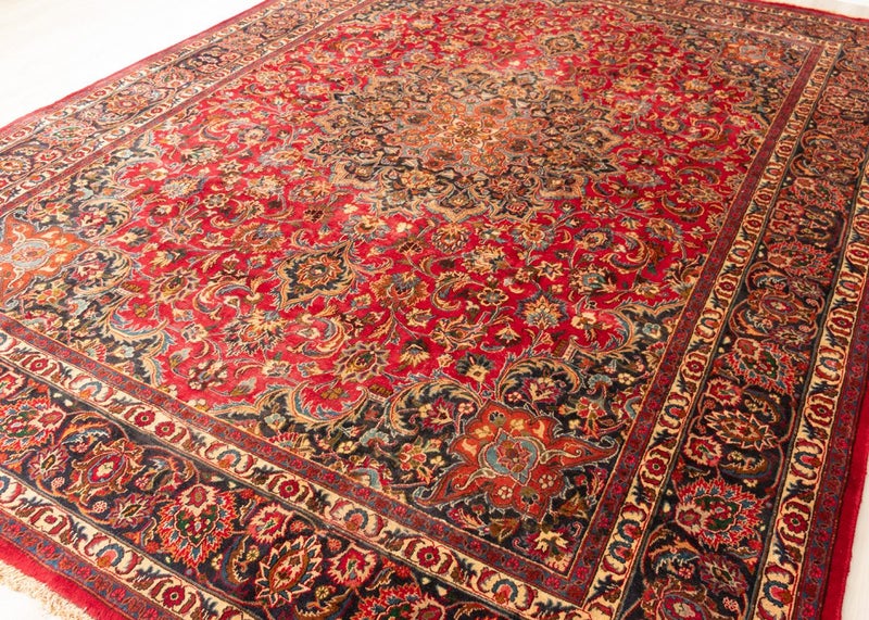 Vintage Khorasan Hand-Knotted Wool Persian Rug (Size: 295 X 390 CM) Carousel 2