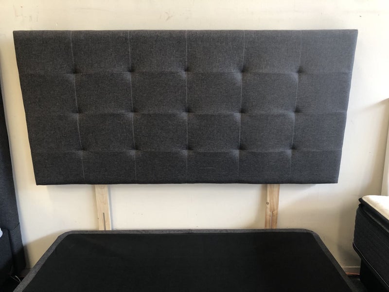 Olivia Headboard King Size Dark Grey $199 Carousel 1