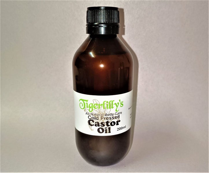 Castor oil - 200ml - cold pressed. Hexane Free Carousel 1