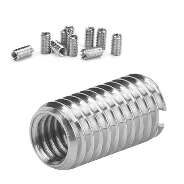 10Pcs Thread Inserts Male Female Reducing Nut Stainless Steel Repair Tool Carousel 2