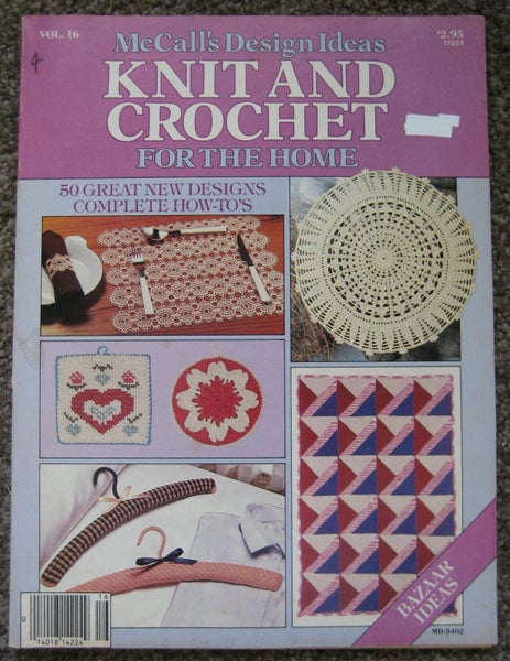 McCALLS KNIT and CROCHET PATTERNS Tablecloths Place mats Doily Ornaments BOOK Carousel 1