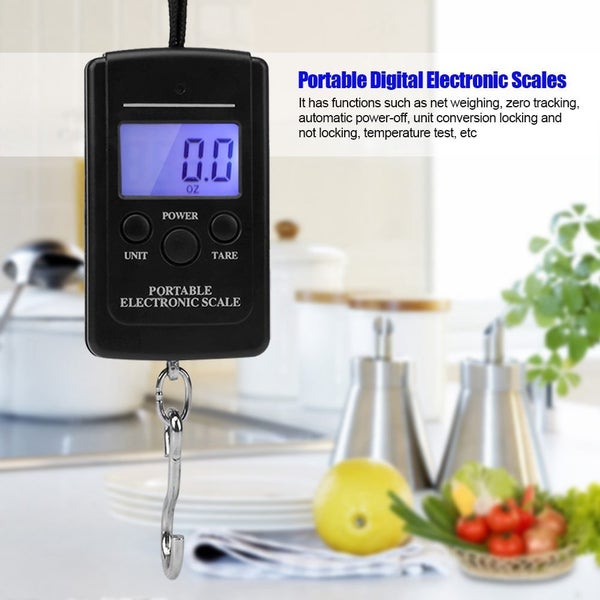 40KG Digital Handy Scale Electronic Hanging Luggage Scale Weight Measuring Tool Carousel 3