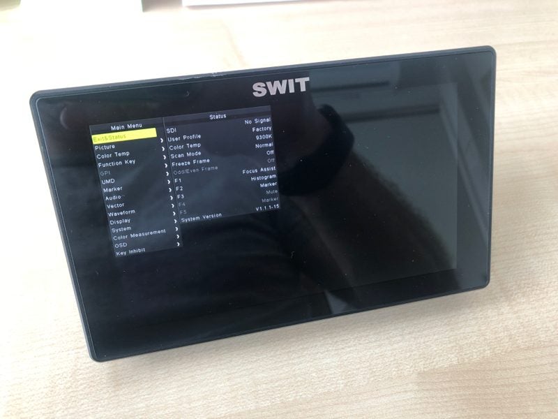 SWIT S-1053F 5.5" Full HD Camera Monitor Carousel 1