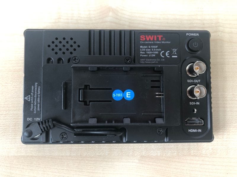 SWIT S-1053F 5.5" Full HD Camera Monitor Carousel 2