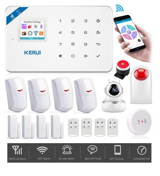 WIFI/GSM Wireless Security Alarm System DIY / IP Camera / Security Alarm System Carousel 1