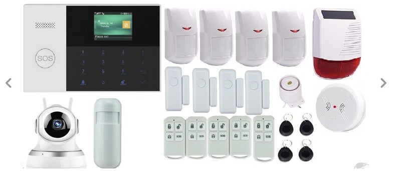 Wi-Fi & GSM Alarm System wireless & wired zones _ Wi-Fi Security Alarm System Carousel 1