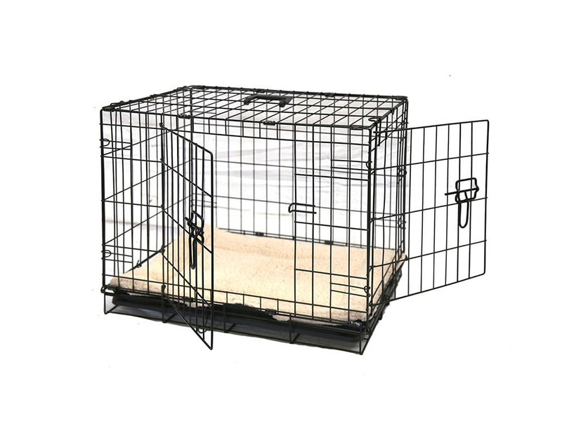 Dog Crate with Mat 30" 77cm Carousel 1