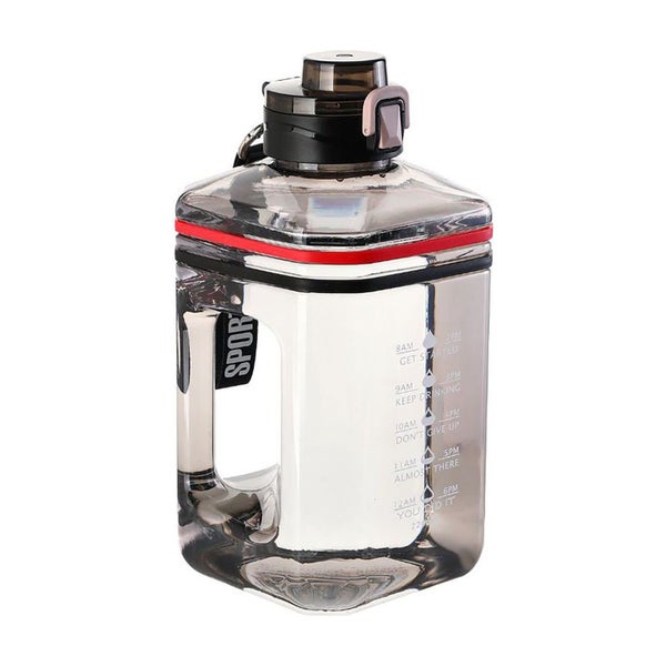 2.2L Large Capacity Portable Water Bottle-Black Carousel 1