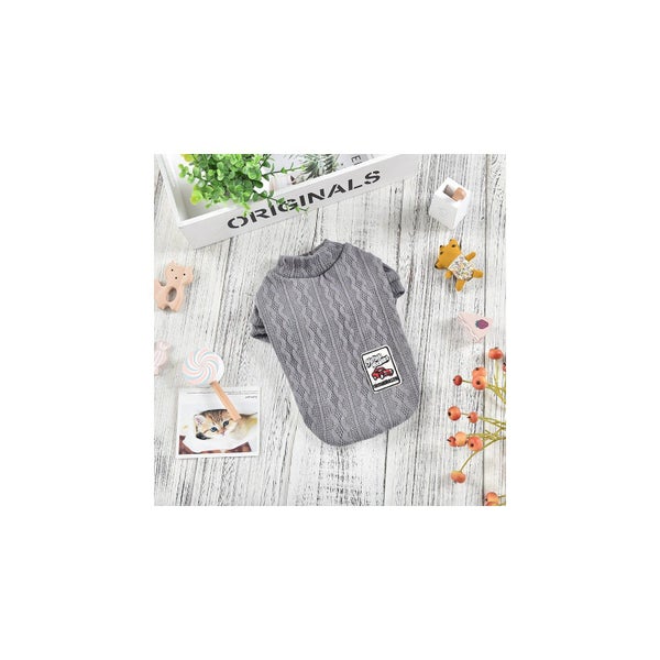 Two-Legged Autumn and Winter Sweater Cat and Dog Clothes Carousel 4