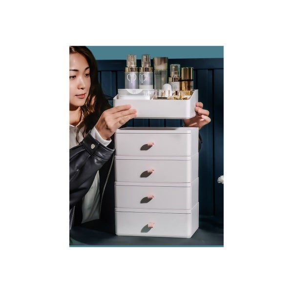 Makeup Organizer Box with Drawers Carousel 5