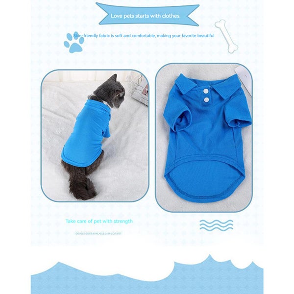 Short Sleeve Shirt Four Seasons Pet Clothes Carousel 2