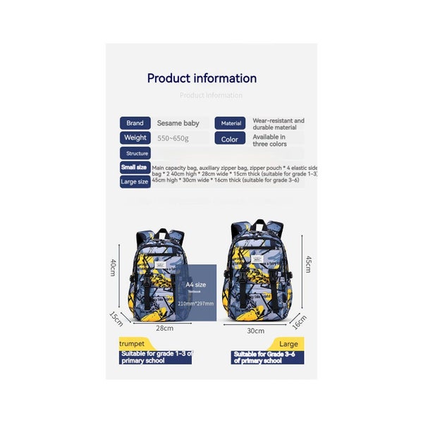 Children's Lightweight Daily Backpack Carousel 2