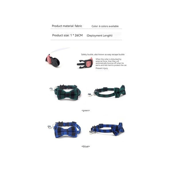 Special Cat Bow Tie with Butterfly Carousel 2