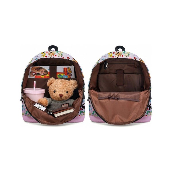 Only Ly Pokemon Patterned School Bag and Pencil Case Multicolor Carousel 5