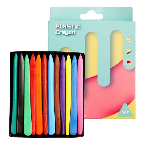 Farfi 12 Piece Crayon Paint Set-Multicolor Carousel 1