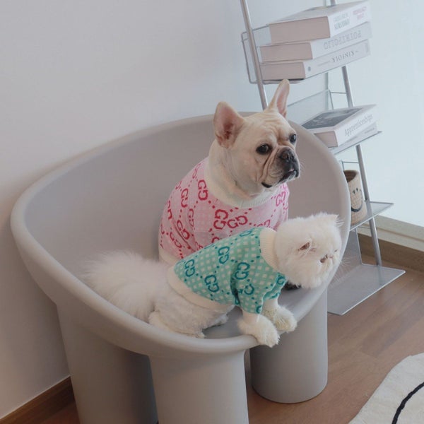 Autumn Winter Warm Sweater Cat and Dog Clothes Carousel 3